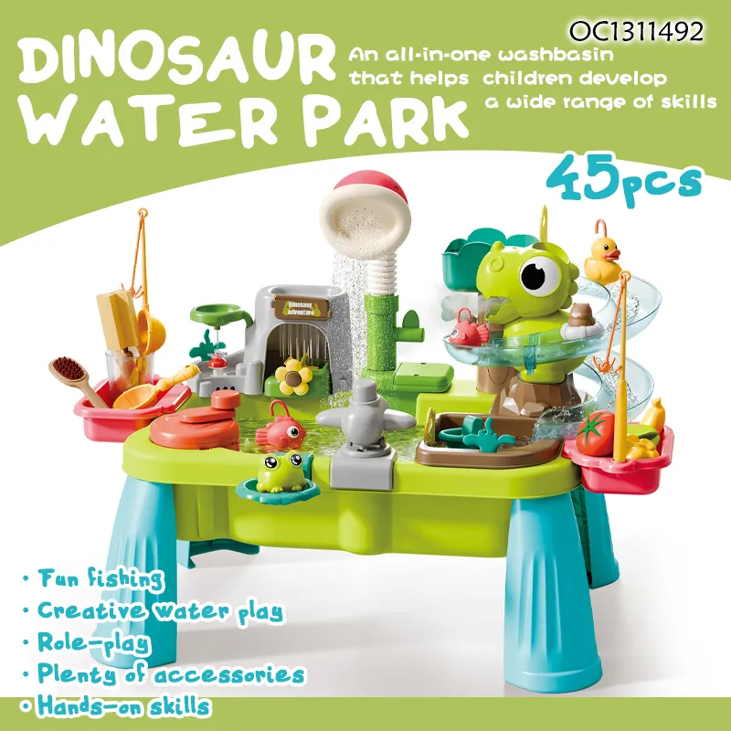 Wholesale Plastic Summer Water Toy Sand and Water Table Play Beach Toy Set for Kids