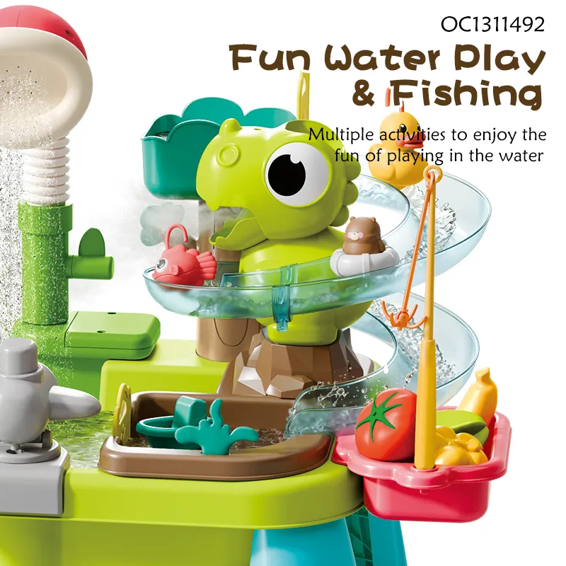 Wholesale Plastic Summer Water Toy Sand and Water Table Play Beach Toy Set for Kids