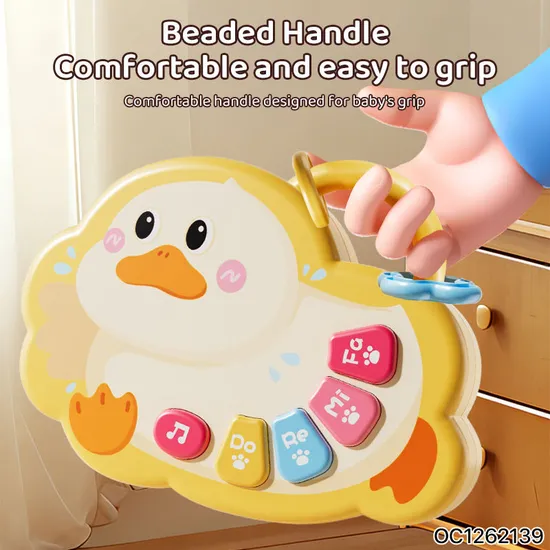 Toys Attention Concentration Toddler Hand Rattles Musical Educational Sensory Hand Bells Comfort Battery Operated Piano Toy