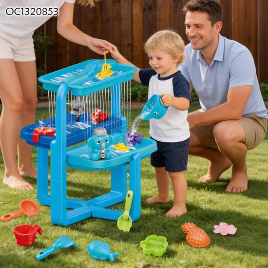 Wholesale Sand Beach and Water Play Table Summer Plastic Outdoor Toy