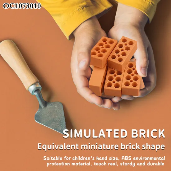 Wholesale Educational Montessori 3D Creative House and Educational Plastic Building Blocks Kids Learning Toy for Children