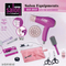 Kids Hair Dressing Beauty Set Pretend Play Makeup Princess Toys with Electric Hair Dryer for Girls