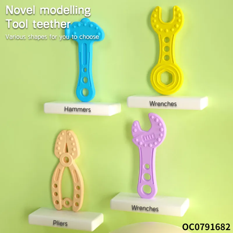 Wholesale Educational Montessori Baby Silicone Sensory Teethers Toy for Newborn Baby