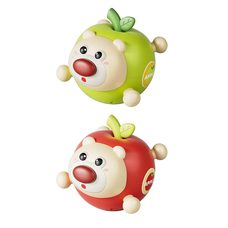 Wholesale Montessori Baby Toyplastic Cartoon Music Animal Sensory Baby Rattles Teether Toy