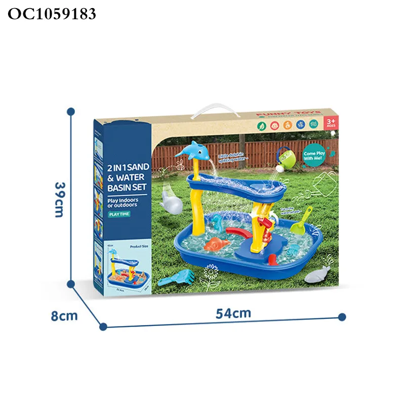 Wholesale Plastic Sea Animals Molds Pool Water Play Center Fun Beach Sand Table Plastic Outdoor Toys