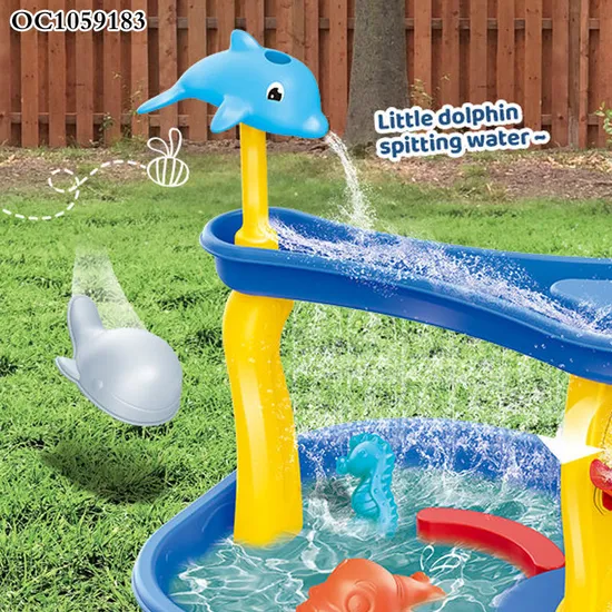 Wholesale Plastic Sea Animals Molds Pool Water Play Center Fun Beach Sand Table Plastic Outdoor Toys