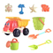 Wholesale Plastic Sand Tool Play Set Summer Sand Beach Toys with Animals