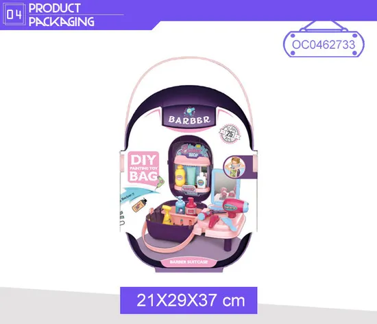 Wholesale Princess Fashion Beauty Cosmetic Portable Make up Box Kid Toys for Girl