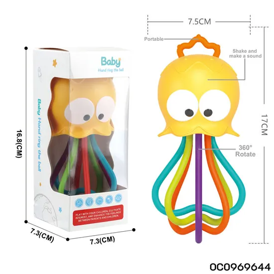 Wholesale Montessori Montessori Lovely Educational Food Grade Silicone Baby Teether Toy
