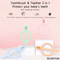 Wholesale New Lovely Toothbrush Shape Silicone Infant Baby Teether Comfort PC Toy Wholesale