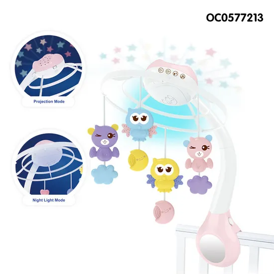 Baby Game Bed Bell Hanging Rattle Soothing Musical Sensory Educational Toy