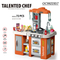 Wholesale Pretend Play Big Size Electric Spray Light Sound Children's Plastic Kitchen Set Toy for Kids
