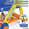 Wholesale Simulation Plastic Fruit and Vegetable Supermarket Accessories Pretend Toy Shopping Cart Toy