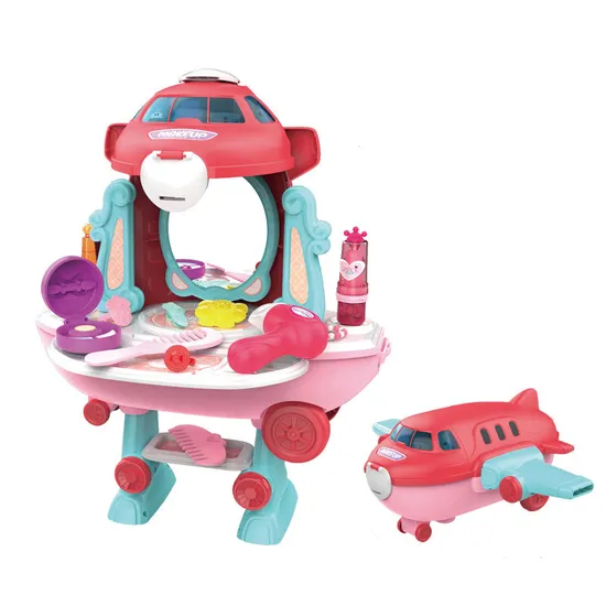 Wholesale Dresser Beauty Makeup Table Kid's Make up Toy Role Play Gift Set for Girls