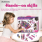 Wholesale Hair Colour Dye Pen Kids Beauty Fashion Makeup Sets Make up Toys for Baby Girls