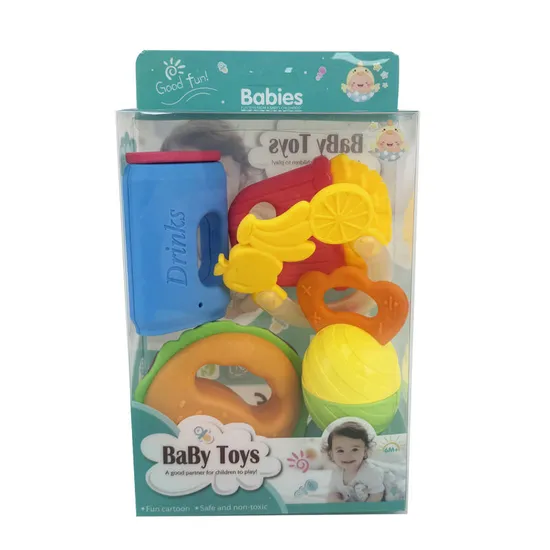 Wholesale Montessori Educational Cognitive Products Silicone Silicone Baby Teether Toys