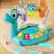 Wholesale Cartoon Dinosaur Design Music Baby Plastic Animal Sound Electronic Small Piano Education Rainbow Keyboard Toy