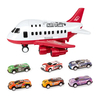 Wholesale Diecast Mini Metal Kids Air Plane Model 6PCS Alloy Car Toy