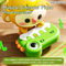 Wholesale Plastic Electric Light-up Keyboard Musical Instruments Children Sensory Musical Frog Piano Learning Toys for Kids with Colorful Lights