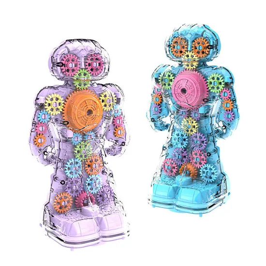 Wholesale Intelligent Electrical Walking Electric Kids Toys Robot with Light Music