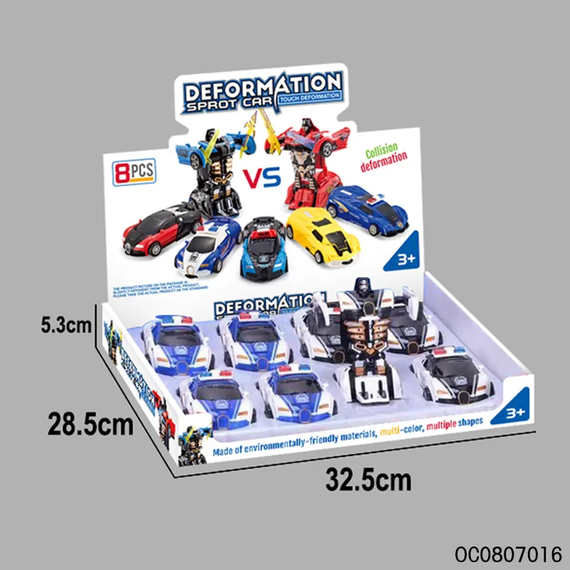 Wholesale Smart Plastic Transforming 8 PCS Intelligent Smart Robot for Kids and Boys