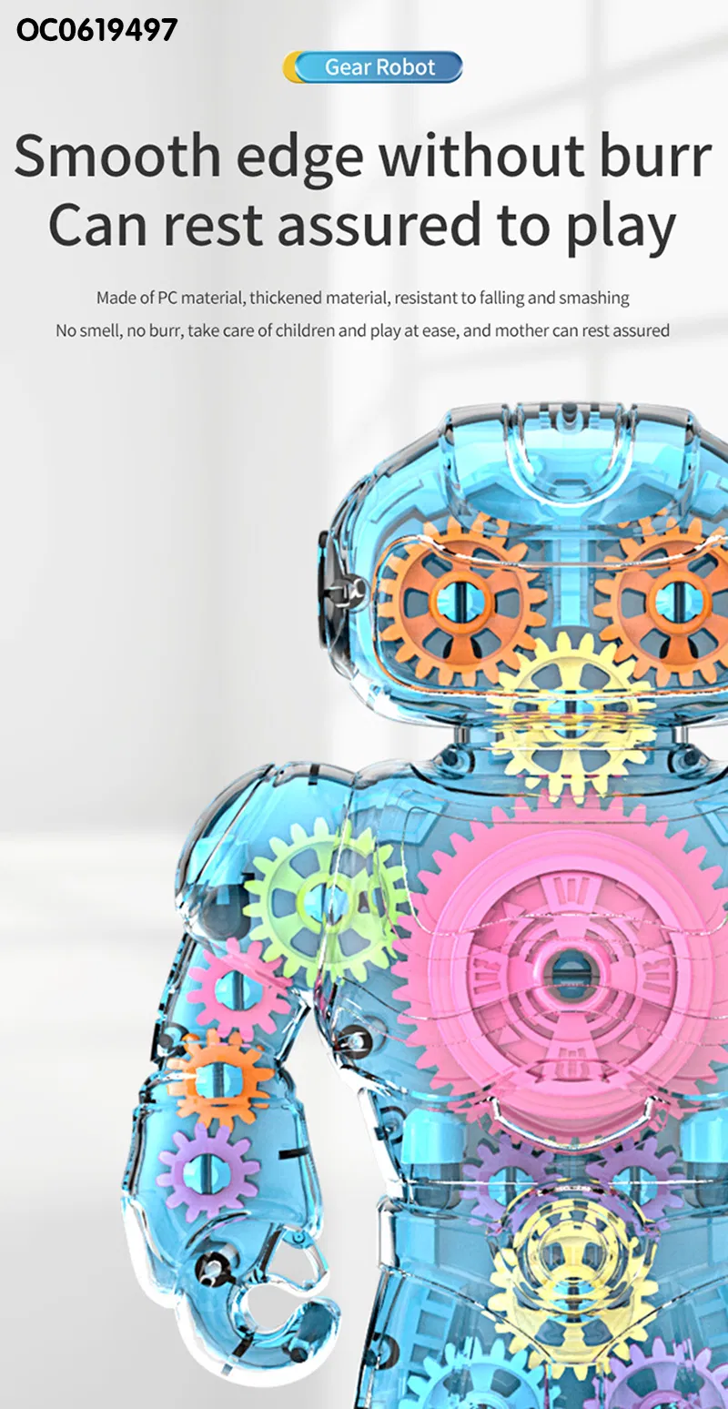 Wholesale Intelligent Electrical Walking Electric Kids Toys Robot with Light Music