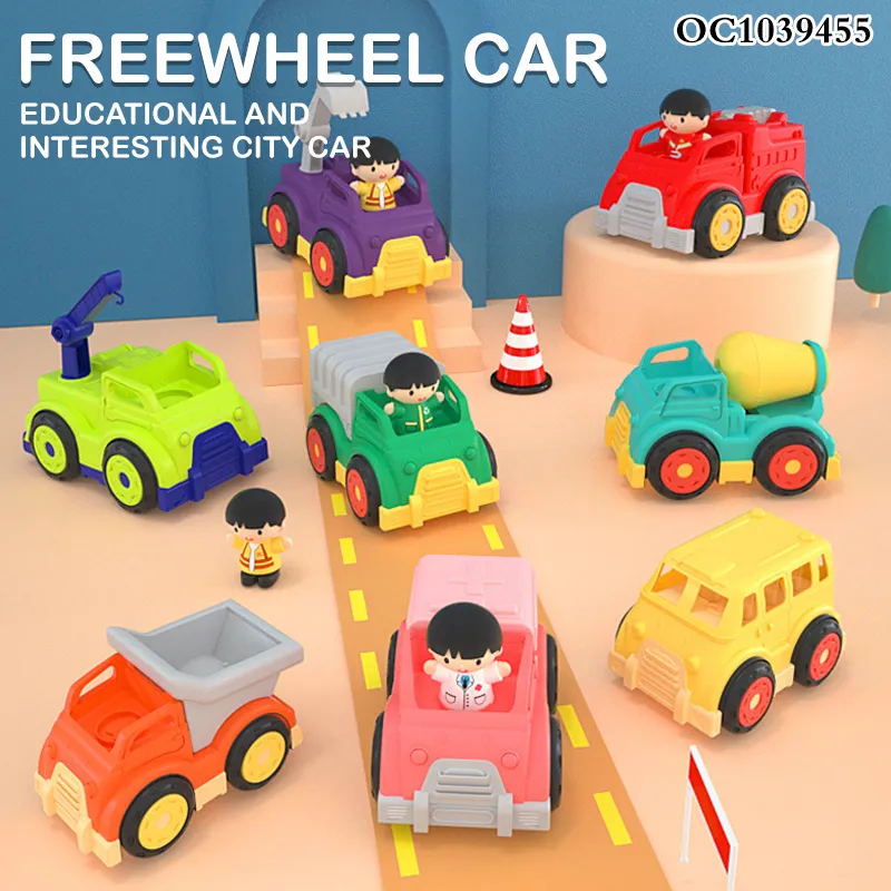 Wholesale Construction Engineering Vehicle Mini Toy Freewheel Vehicle Truck Mini Car Model for Kids