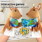 Wholesale Stuffed 2 Players Battle Game Toys Plush Kangaroo Puppets Hand Custom Toy for Kids