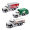 Wholesale Diecast 12PCS Metal Model Electric Truck Model 1: 50 Toys with Light Sound