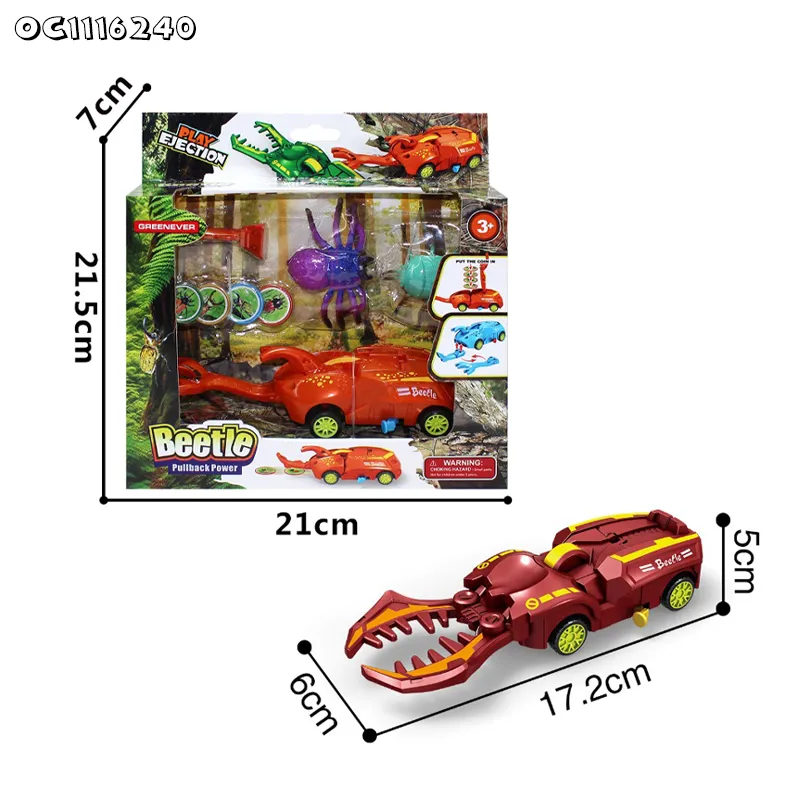 Wholesale Freewheel Children Racing Games Educational Fire Mini Car Truck Toy Model