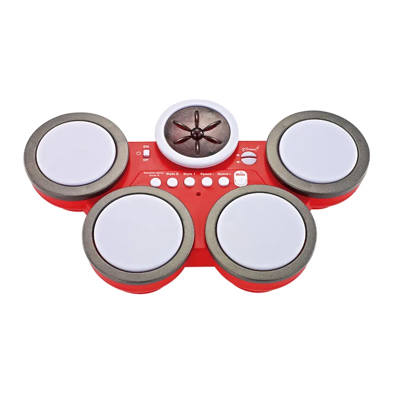 Wholesale Interesting Musical Plastic Children Instruments Electronic Baby Mini Drum Toy for Kids