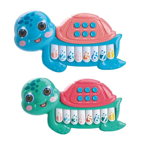 Wholesale Interactive Cartoon Electronic Musical Instruments Cartoon Light-up Keyboard Toy with Music