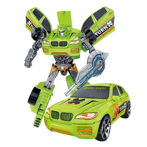 Wholesale Plastic Interactive Transforming Hot Selling Plastic Intelligent Smart Robot for Kids with Light Sound
