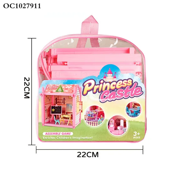 Wholesale Self DIY Portable Toys Miniature Doll House Miniature Doll House for Children