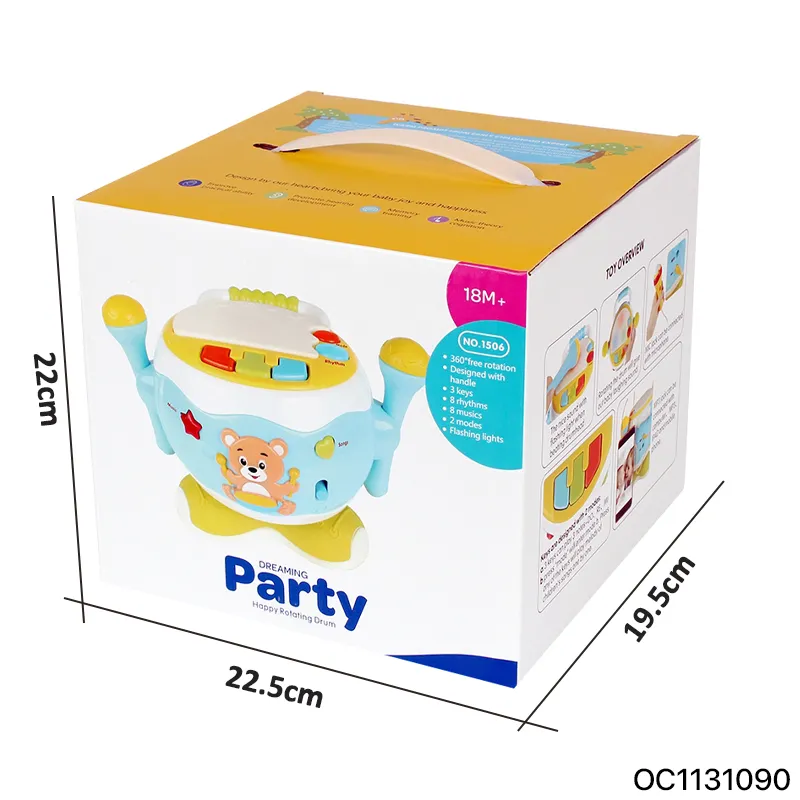 Wholesale Plastic Keyboard Electronic Musical Baby Kids Children Instrument Drum Montessori Educational Toy with Lights