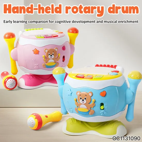 Wholesale Plastic Keyboard Electronic Musical Baby Kids Children Instrument Drum Montessori Educational Toy with Lights