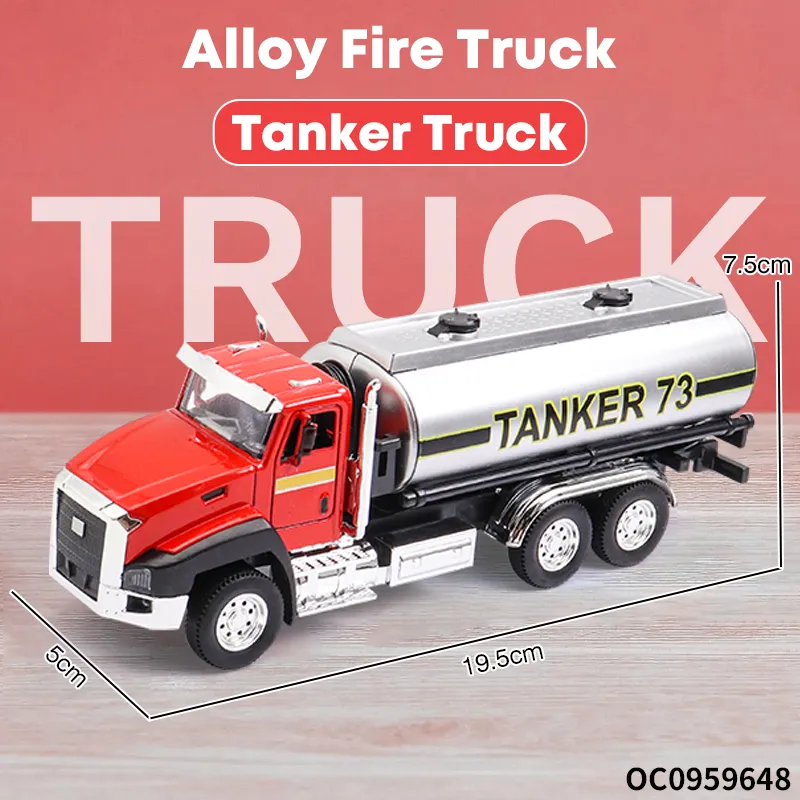Wholesale Fire 1: 50 Diecast Truck Model Metal Cars with Light Music