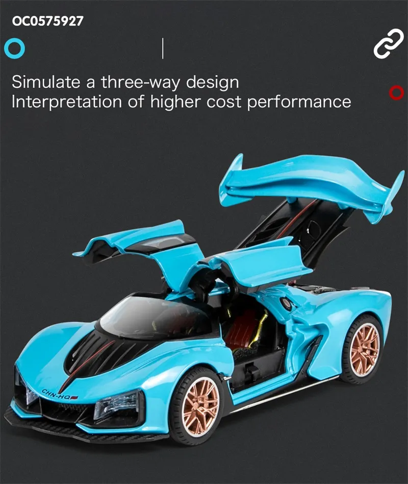 Wholesale 1: 24 Diecast Miniature Model Racing Alloy Car Metal Models