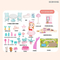Wholesale Children's Dress Model Set Baby Girl Toys DIY Miniature Doll House Set