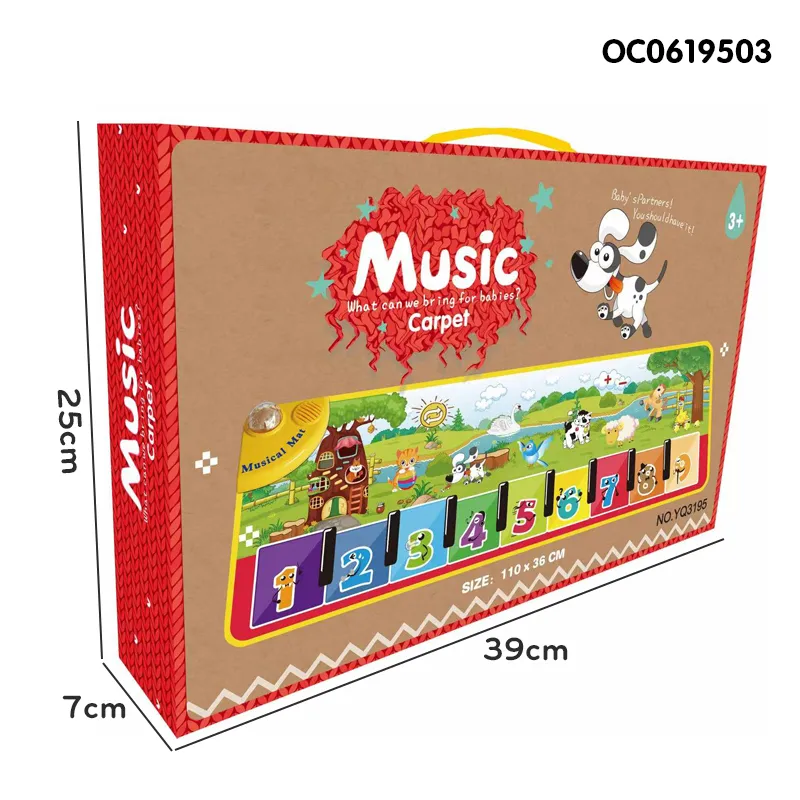 Wholesale Montessori Musical Instruments Piano Keyboard Light-up Keyboard Toy