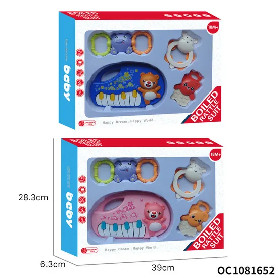 Wholesale Baby Montessori Sensory Education Hand Musical Instrument Toy Keyboard Electronic Music Organs