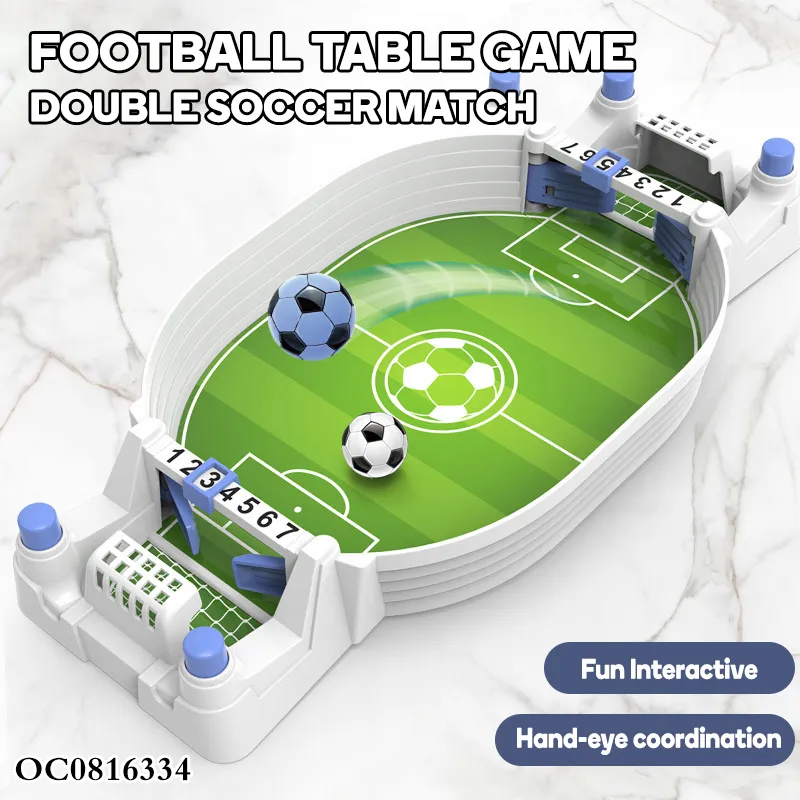 Wholesale 2 Players Battle Hand Football Training Board Toys Soccer Games Mini Football Table for Kids