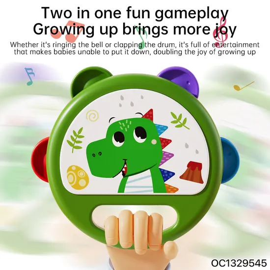 Wholesale Kids Musical Cartoon Sensory Plastic Musical Toy Hand Drum