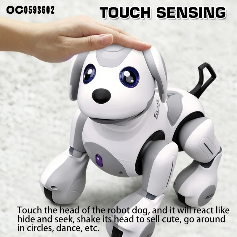 Wholesale Popular Remote Control Smart Robot Dancing Intelligent RC Dog for Kids