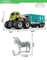 Wholesale Animal Horse Transport Diecast Truck Car Metal Car Models Toy