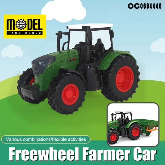 Wholesale Kids Children's Miniature Friction Farmer Car Plastic Toy Truck