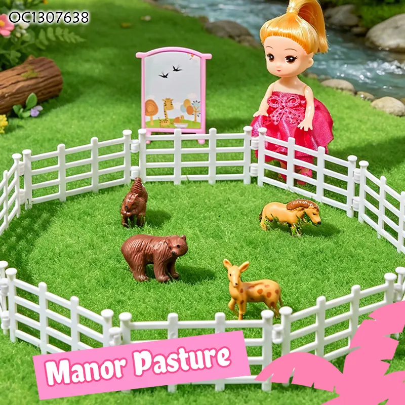 Wholesale Miniature Preschool Games DIY Craft Doll Houses Furniture for Girls