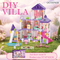 Wholesale Miniature Preschool Games DIY Craft Doll Houses Furniture for Girls