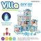 Wholesale Gift DIY Baby Doll Miniature Furniture and Doll House Bedroom Plastic Children House Play Set