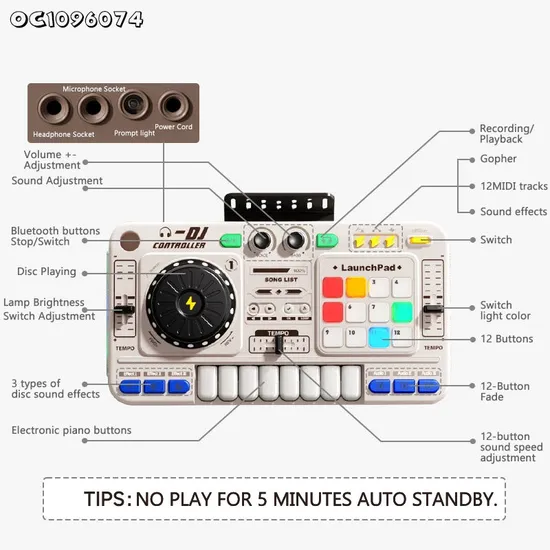 Wholesale Montessori Children's Musical Instruments Battery Operated Toy Electronic Piano